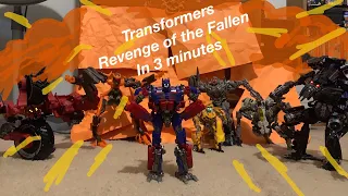 Transformers Revenge of the Fallen stop motion in 3 minutes.