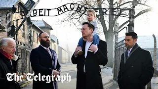 Elon Musk visits Auschwitz concentration camp after anti-Semitism claims