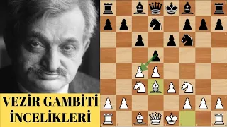 Ders - 33 | VEZİR GAMBİTİ - MERAN DEVAMYOLU| Rubinstein - Lasker - 1925