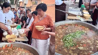 Free Soup and Buns for the Elderly - Spreading Joy!