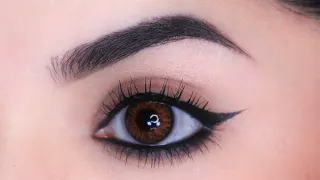 3-steps to Apply Winged Eyeliner like a Pro with Lakme Eyeliner | Eyeliner tutorial | Chandrika