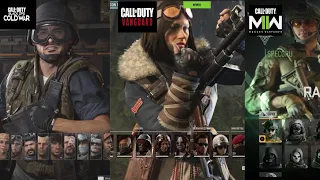 All Operator Select Animations in Call of Duty: Black Ops Cold War, Vanguard, and Modern Warfare II