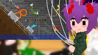 Mob Talker React To Ultimate Minecart Race by Alan Becker