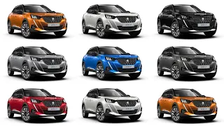 New Peugeot 2008 Colours - Detailed Comparison