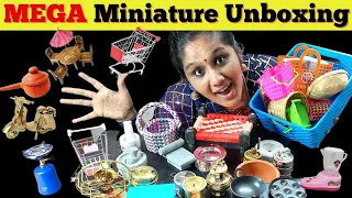 EXTREME Miniature Haul 😍| Cooking Sets & Miniature Toys | LARGEST & LATEST Collections Unboxing 🎁