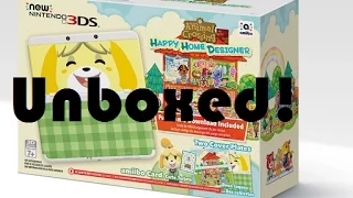 Unboxing the New 3DS - Animal Crossing Happy Home Designer Bundle