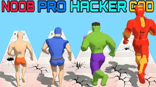 NOOB vs PRO vs HACKER vs GOD - Mashup Hero