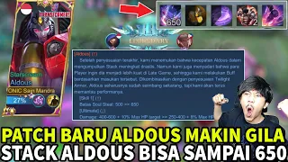 PATCH BARU ! ALDOUS DI REVAMP JADI 650 STACK? MARKOCOP MAKIN SENANG ! GILA OP BANGAT ALDOUS SEKARANG