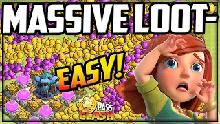 BIGGEST Loot, EASIEST Attack! Clash of Clans Gold Pass Clash #121