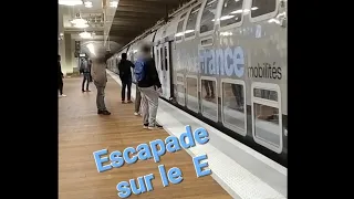 👍Escapade sur le #RERE 🚅#LaDefense ➡️ #Nanterre/ Retour par le #RERA 🚈#Eole #RER #RATP #SNCF#Paris🇨🇵