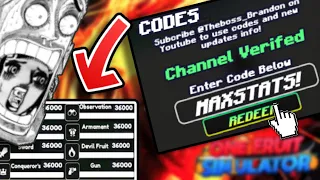 *TREMOR* ALL WORKING CODES FOR ONE FRUIT SIMULATOR! (2024) ROBLOX ONE FRUIT SIMULATOR CODES