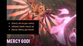 BATTLE MERCY IS OP!! | First OW2 Mercy potg
