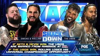 WWE Smackdown Seth "Freakin" Rollins & Kevin Owens Vs The Usos