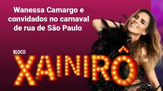 wanessa camargo canta shine it on no bloco xainiro