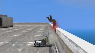 GTA IV - Epic Motorcycle Crashes Ragdolls Ep.5 (Euphoria Physics)