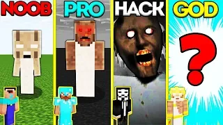 Minecraft Battle: NOOB vs PRO vs HACKER vs GOD: GRANNY MUTANT EVOLUTION CHALLENGE / Animation