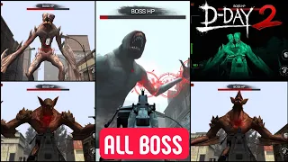 Zombie Hunter D Day 2 All Boss Fight