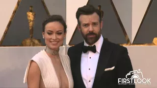 Olivia Wilde and Jason Sudeikis arrive at the 2016 Oscars in Hollywood