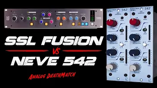 Neve 542 vs SSL Fusion: Mix & Mastering Analog Deathmatch