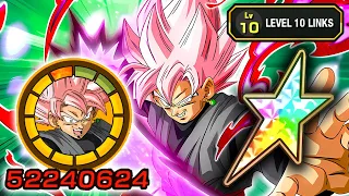 100% NEW PHY SUPER SAIYAN ROSE GOKU BLACK LEVEL 10 LINKS SHOWCASE! Dragon Ball Z Dokkan Battle