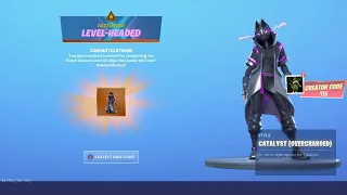 *NEW* CATALYST (OVERCHARGED) STYLE UNLOCKED in Fortnite Season X