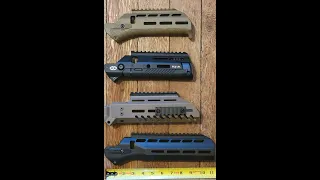 Desert Tech MDRX handguard Vids