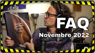 FAQ Novembre 2022 - Evénements guitares depuis la rentrée, tirage au sort livre Franck Cheval