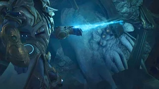 Artanis and Kerrigan Discover Dead Xel'Naga on Ulnar (Starcraft 2 | Protoss | Entombed)