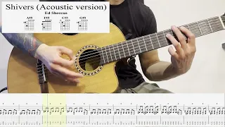 Shivers Play Along (Acoustic version) + TABs - Ed Sheeran