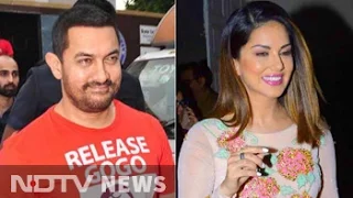 Aamir Khan says 'will be happy' to work with Sunny Leone