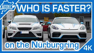 MY CUPRA vs. MY GT4 - 1:1 Splitscreen Comparison - who is faster? NÜRBURGRING NORDSCHLEIFE BTG 4K