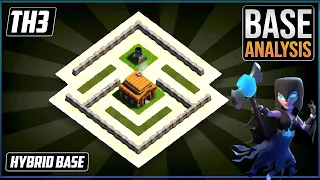 NEW BEST TH3 HYBRID/TROPHY Base 2022!! | Town Hall 3 (TH3) Hybrid Base Design - Clash of Clans