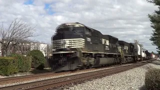 Six Trains In Thomasville NC With SD70ACe & SD70ACU Leaders 2/18/2022