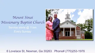 Mt. Sinai Baptist Church Live  02/04/2024