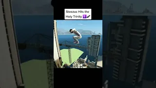 Steezus Hits The Holy Trinity! #shorts #skate3 #gaming