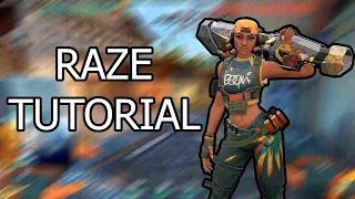 Valorant - Raze tutorial