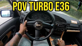 POV Turbo E36 Drive and Break My Computer. [Day In The Life]