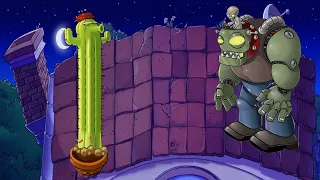 1 Cactus Pea vs 999 Balloon Zombie Plants vs Zombies Battlez