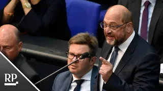 Debatte im Bundestag: Martin Schulz attackiert Alexander Gauland