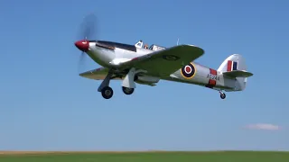 Hawker Hurricane - V12 Merlin Sound over Germany