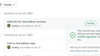 GitHub commit verification using SSH keys
