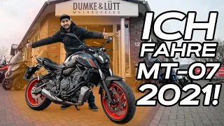 Ich fahre die NEUE MT07 2021!