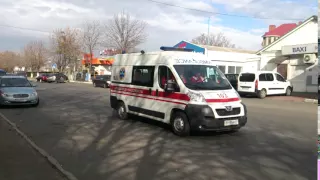 Pegout Boxer ambulance responding