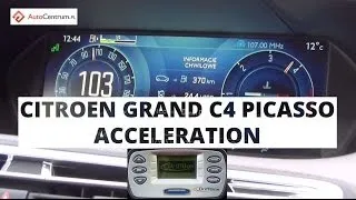 Citroen Grand C4 Picasso 1.6 HDI 115 PS - acceleration 0-100 km/h