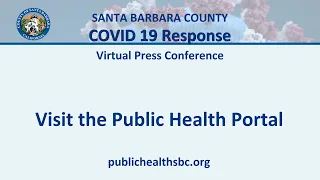 Virtual Press Conference COVID-19 Update, January 5, 2021