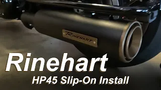 Installing Rinehart HP45 Mufflers on the 23 Road Glide ST