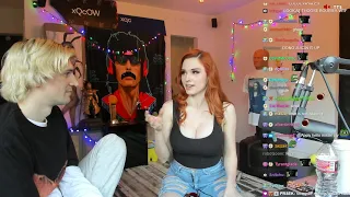 Amouranth tells xQc that she gets donated 90K every year by 3-5 guys