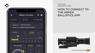 How to connect to the Arken Ballistics App