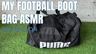 My Football Boots Bag - What I bring to Training & Matchday ASMR Video! (4K)