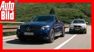 Die SUV-Sportler / Mercedes GLC vs. BMW X4 Review/ Fahrbericht / Test / Vergleich